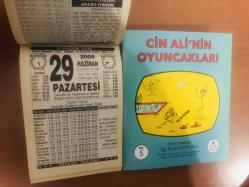 29 Haziran 2009 hediyelik orijinal Türkiye takvim yaprağı (Cin Ali kitabı hediyeli:)