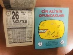 26 Ekim 2009 hediyelik orijinal Türkiye takvim yaprağı (Cin Ali kitabı hediyeli:)