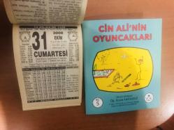 31 Ekim 2009 hediyelik orijinal Türkiye takvim yaprağı (Cin Ali kitabı hediyeli:)