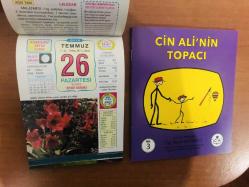 26 Temmuz 2010 hediyelik orijinal Ülkü takvim yaprağı (Cin Ali kitabı hediyeli:)