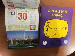 30 Temmuz 2010 hediyelik orijinal Ülkü takvim yaprağı (Cin Ali kitabı hediyeli:)
