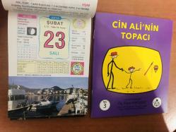 23 Şubat 2010 hediyelik orijinal Ülkü takvim yaprağı (Cin Ali kitabı hediyeli:)