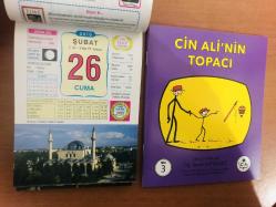 26 Şubat 2010 hediyelik orijinal Ülkü takvim yaprağı (Cin Ali kitabı hediyeli:)