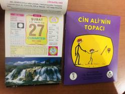 27 Şubat 2010 hediyelik orijinal Ülkü takvim yaprağı (Cin Ali kitabı hediyeli:)