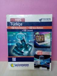 YGS TÜRKÇE %50 KONU ANLATIMLI-%50 SORU BANKASI-%100 ÇÖZÜMLÜ-(2.El)