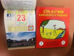 23 Eylül 2012 hediyelik orijinal Ülkü takvim yaprağı (Cin Ali kitabı hediyeli:)