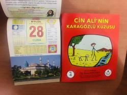 28 Eylül 2012 hediyelik orijinal Ülkü takvim yaprağı (Cin Ali kitabı hediyeli:)