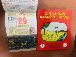 29 Eylül 2012 hediyelik orijinal Ülkü takvim yaprağı (Cin Ali kitabı hediyeli:)