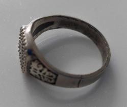 ESKİ DÖNEM MUHTEŞEM OSMANLI TUĞRALI ORİJİNAL MUHTEŞEM YÜZÜK OOO1AA ÇOK NADİR