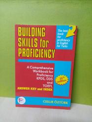 BUILDING SKILLS FOR PROFICIENCY-ANWERS KEY and INDEX-A COMPREHENSİVE WORKBOOK FOR PROFICIENCY, KPDS ,ÜDS,TOEFL 25 TH EDITION(2 KİTAP)-2.EL