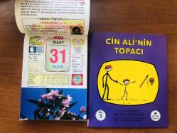 31 Mart 2013 hediyelik orijinal Ülkü takvim yaprağı (Cin Ali kitabı hediyeli:)