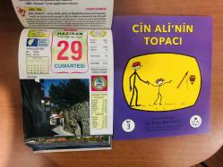 29 Haziran 2013 hediyelik orijinal Ülkü takvim yaprağı (Cin Ali kitabı hediyeli:)