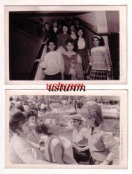 KONYA 1963 TARİHLİ İKİ ADET FOTOĞRAF (KONYA KIZ MUALLİM MEKTEBİ TALEBELERİ OLABİLİR)...
