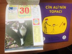 30 Kasım 2013 hediyelik orijinal Ülkü takvim yaprağı (Cin Ali kitabı hediyeli:)