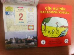 2 Mayıs 2014 hediyelik orijinal Ülkü takvim yaprağı (Cin Ali kitabı hediyeli:)