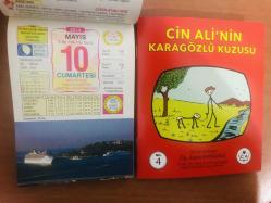 10 Mayıs 2014 hediyelik orijinal Ülkü takvim yaprağı (Cin Ali kitabı hediyeli:)