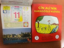 11 Mayıs 2014 hediyelik orijinal Ülkü takvim yaprağı (Cin Ali kitabı hediyeli:)