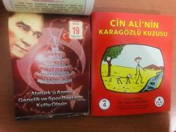 19 Mayıs 2014 hediyelik orijinal Ülkü takvim yaprağı (Cin Ali kitabı hediyeli:)
