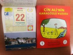 22 Mayıs 2014 hediyelik orijinal Ülkü takvim yaprağı (Cin Ali kitabı hediyeli:)