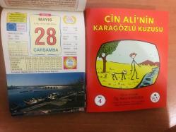28 Mayıs 2014 hediyelik orijinal Ülkü takvim yaprağı (Cin Ali kitabı hediyeli:)