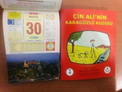 30 Mayıs 2014 hediyelik orijinal Ülkü takvim yaprağı (Cin Ali kitabı hediyeli:)