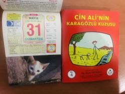 31 Mayıs 2014 hediyelik orijinal Ülkü takvim yaprağı (Cin Ali kitabı hediyeli:)