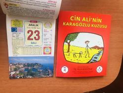 23 Aralık 2014 hediyelik orijinal Ülkü takvim yaprağı (Cin Ali kitabı hediyeli:)