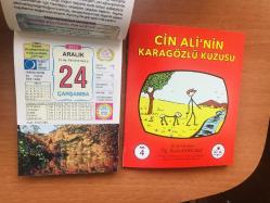 24 Aralık 2014 hediyelik orijinal Ülkü takvim yaprağı (Cin Ali kitabı hediyeli:)