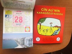 28 Aralık 2014 hediyelik orijinal Ülkü takvim yaprağı (Cin Ali kitabı hediyeli:)