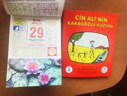 29 Aralık 2014 hediyelik orijinal Ülkü takvim yaprağı (Cin Ali kitabı hediyeli:)