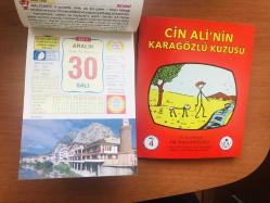 30 Aralık 2014 hediyelik orijinal Ülkü takvim yaprağı (Cin Ali kitabı hediyeli:)