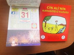 31 Aralık 2014 hediyelik orijinal Ülkü takvim yaprağı (Cin Ali kitabı hediyeli:)