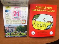 21 Eylül 2014 hediyelik orijinal Ülkü takvim yaprağı (Cin Ali kitabı hediyeli:)