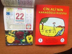 22 Eylül 2014 hediyelik orijinal Ülkü takvim yaprağı (Cin Ali kitabı hediyeli:)