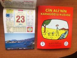 23 Eylül 2014 hediyelik orijinal Ülkü takvim yaprağı (Cin Ali kitabı hediyeli:)