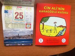 25 Eylül 2014 hediyelik orijinal Ülkü takvim yaprağı (Cin Ali kitabı hediyeli:)