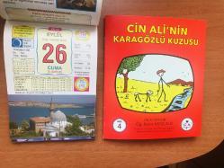 26 Eylül 2014 hediyelik orijinal Ülkü takvim yaprağı (Cin Ali kitabı hediyeli:)
