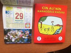 29 Eylül 2014 hediyelik orijinal Ülkü takvim yaprağı (Cin Ali kitabı hediyeli:)