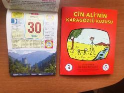 30 Eylül 2014 hediyelik orijinal Ülkü takvim yaprağı (Cin Ali kitabı hediyeli:)