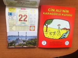 22 Ağustos 2014 hediyelik orijinal Ülkü takvim yaprağı (Cin Ali kitabı hediyeli:)