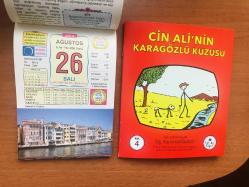 26 Ağustos 2014 hediyelik orijinal Ülkü takvim yaprağı (Cin Ali kitabı hediyeli:)