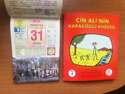 31 Ağustos 2014 hediyelik orijinal Ülkü takvim yaprağı (Cin Ali kitabı hediyeli:)