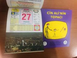 27 Aralık 2015 hediyelik orijinal Ülkü takvim yaprağı (Cin Ali kitabı hediyeli:)
