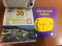 30 Aralık 2015 hediyelik orijinal Ülkü takvim yaprağı (Cin Ali kitabı hediyeli:)