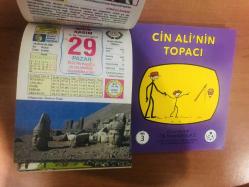 29 Kasım 2015 hediyelik orijinal Ülkü takvim yaprağı (Cin Ali kitabı hediyeli:)