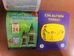 24 Eylül 2015 hediyelik orijinal Ülkü takvim yaprağı (Cin Ali kitabı hediyeli:)