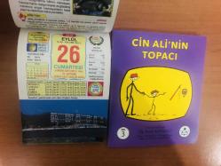26 Eylül 2015 hediyelik orijinal Ülkü takvim yaprağı (Cin Ali kitabı hediyeli:)