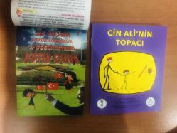 23 Nisan 2015 hediyelik orijinal Ülkü takvim yaprağı (Cin Ali kitabı hediyeli:)