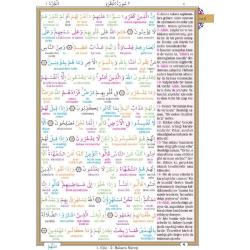 Kuranı Kerim Bilgisayar Hatlı Renkli Kelime Meali Rahle Boy