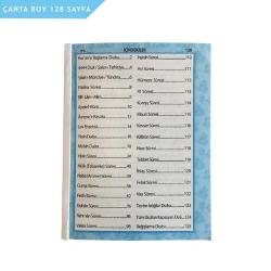 Yasini Şerif Mavi Renk Türkçe Okunuşlu ve Mealli Çanta Boy